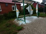 Przystanki w gminach Bałtów i Ćmielów ostrzelane z wiatrówki. Dwie osoby z zarzutami