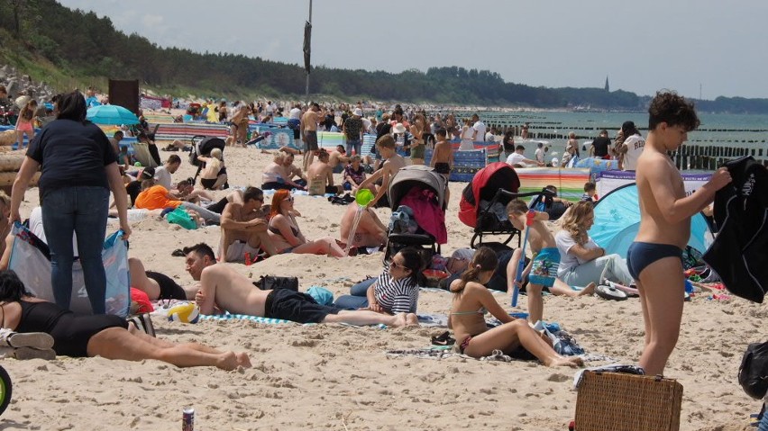 Długi czerwcowy weekend w Mielnie. Piękna pogoda...