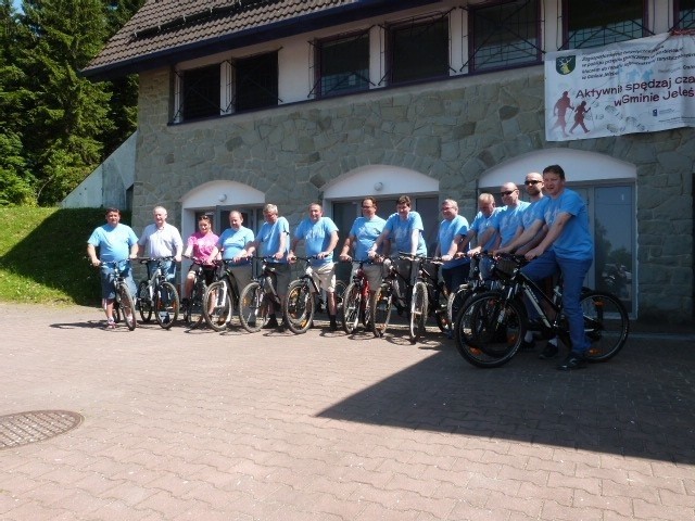 Radni gmina Jeleśnia promują... ścieżki rowerowe [ZDJĘCIA]