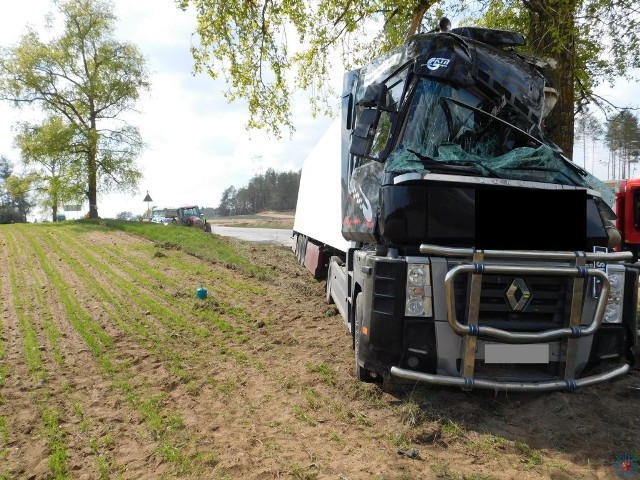 Śmiertelny wypadek na DK 8 w miejscowości Pęsy Lipno