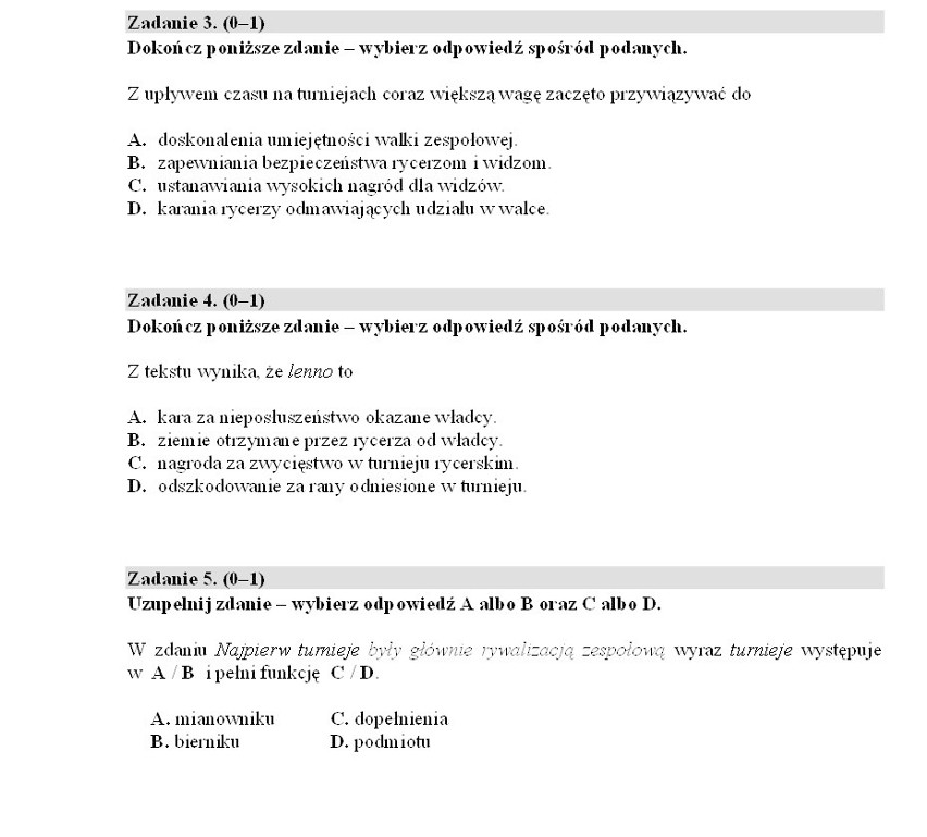 Sprawdzian szóstoklasisty 2015. Arkusze CKE, pytania,...