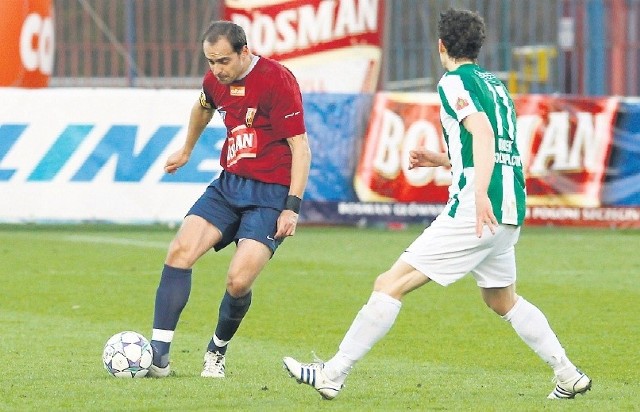 Dawid Kucharski w poprzednim  sezonie w I lidze rozegrał 11 spotkań. W obecnym nie ma szans na pojawienie się na murawie.
