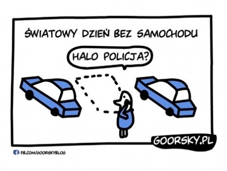 Dzień bez samochodu. Internauci śmieją się z tego (MEMY)