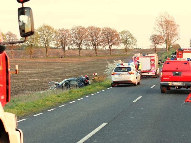 Wypadek koło Gościna