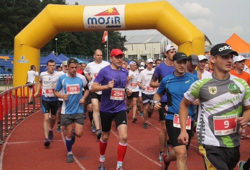 Start II Kieleckiego Biegu Górskiego