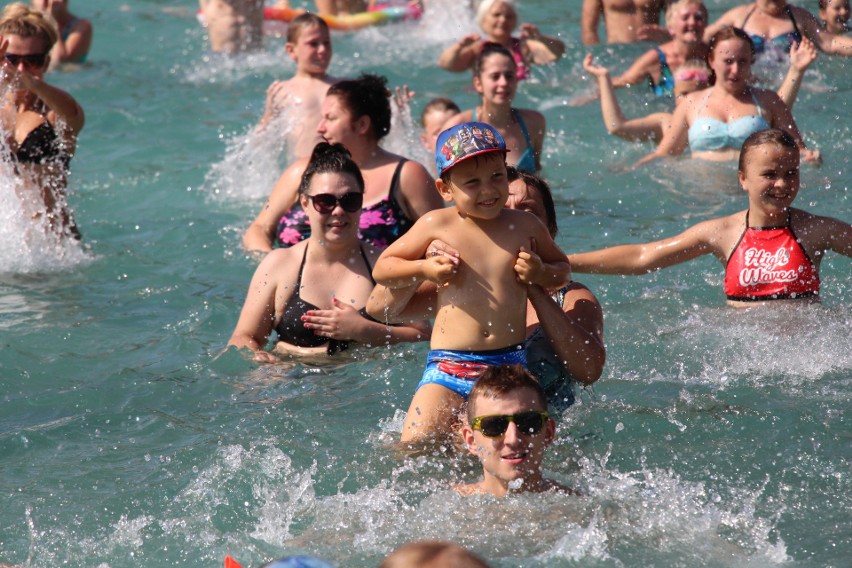 Aqua aerobik i inne atrakcje Kąpieliska Leśnego w Gliwicach ZDJĘCIA