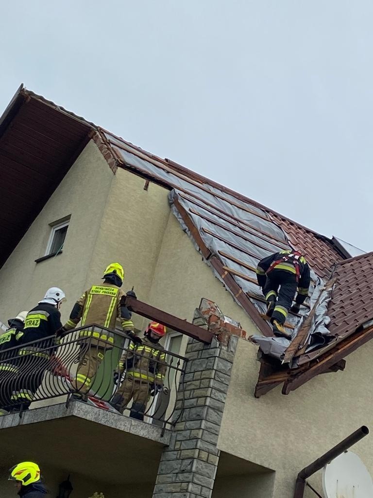 Skutki wichury na Sądecczyźnie