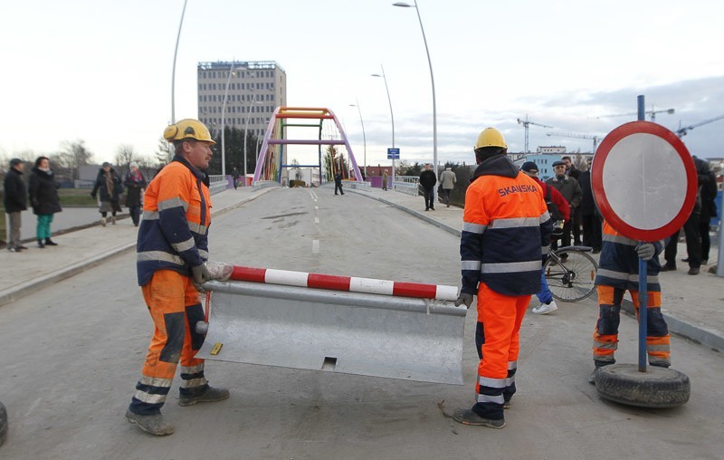 Most Narutowicza już otwarty
Most Narutowicza już otwarty.