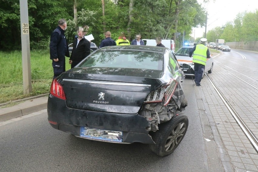 Wypadek na Kwidzyńskiej we Wrocławiu. Nie jeździły tramwaje