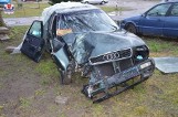 Wypadek w Rudzieńcu: 85-latek wjechał w drzewo. Zginęła pasażerka
