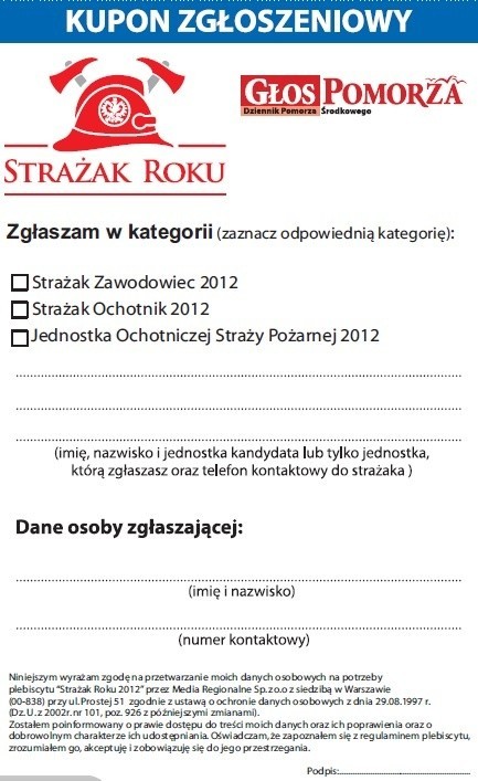 Nasz plebiscyt. Druh to strażak zaangażowany 