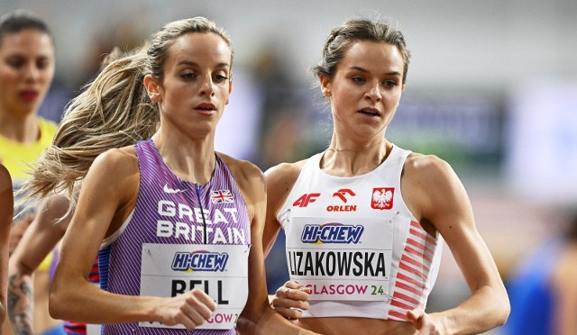 Weronika Lizakowska (z prawej) nie awansowała do finału biegu na 1500 metrów.