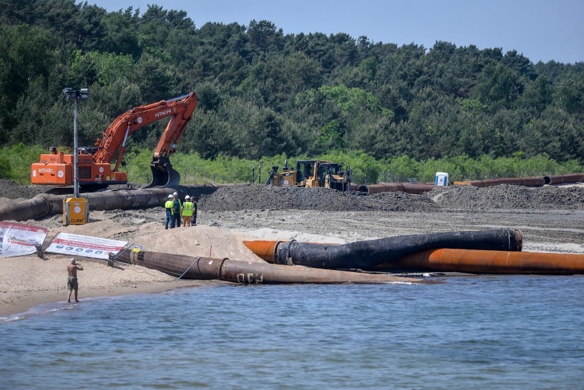 Refulacja plaży w Gdańsku - odcinek od Brzeźna do Jelitkowa....