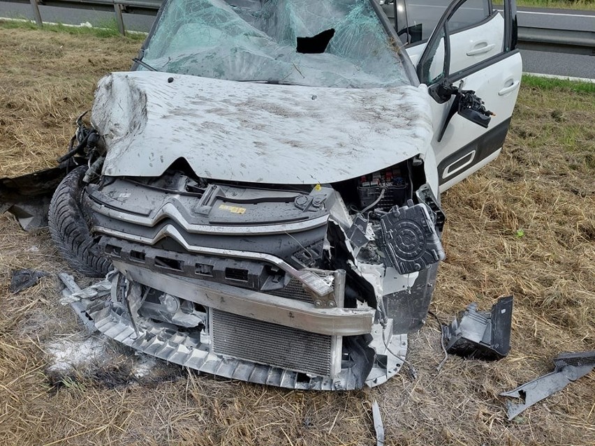 5 lipca doszło do zderzenia dwóch aut na DK-86 w Preczowie....