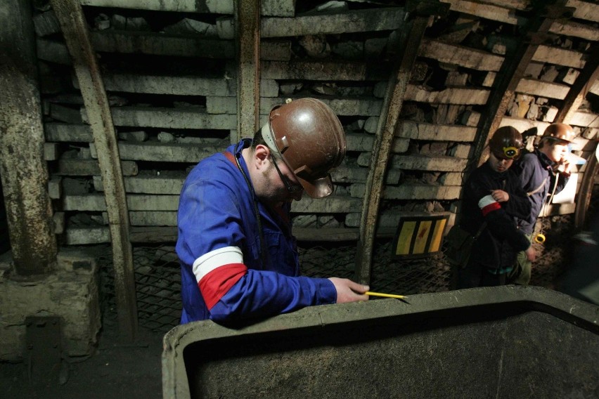 Inscenizacja strajku podziemnego w zabytkowej kopalni Guido [ZDJĘCIA]
