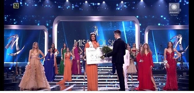 Wiktoria Ciochanowska z Łomży podczas konkursu Miss Polski...