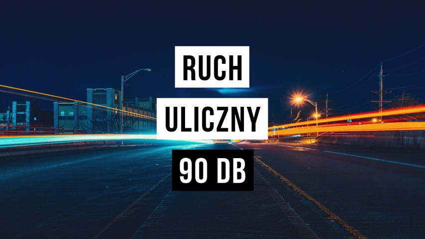 85 dB - trwały ubytek słuchu...