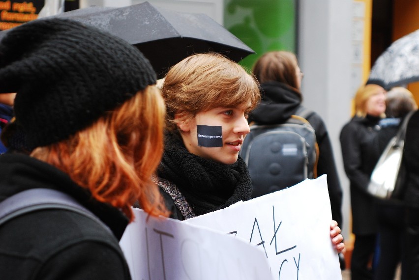 Czarny protest w Bytomiu