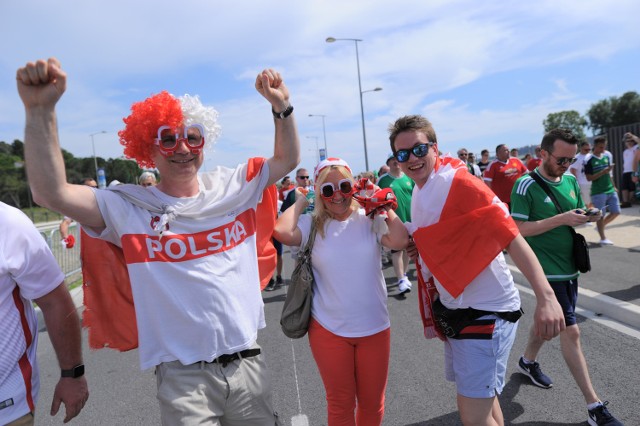 Nicea po meczu Polaków: Spokojne świętowanie i optymizm Irlandczyków