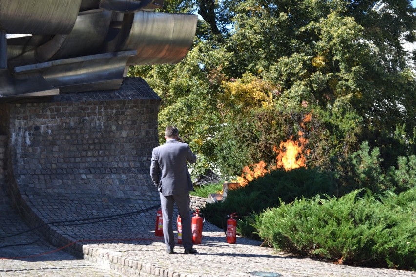 Uroczystości upamiętniające pocztowców, którzy w 1939 r....