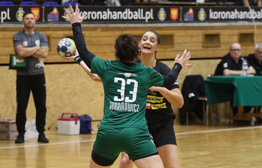 1. liga piłkarek ręcznych. Ważna wygrana Korony Handball Kielce [ZDJĘCIA, VIDEO]