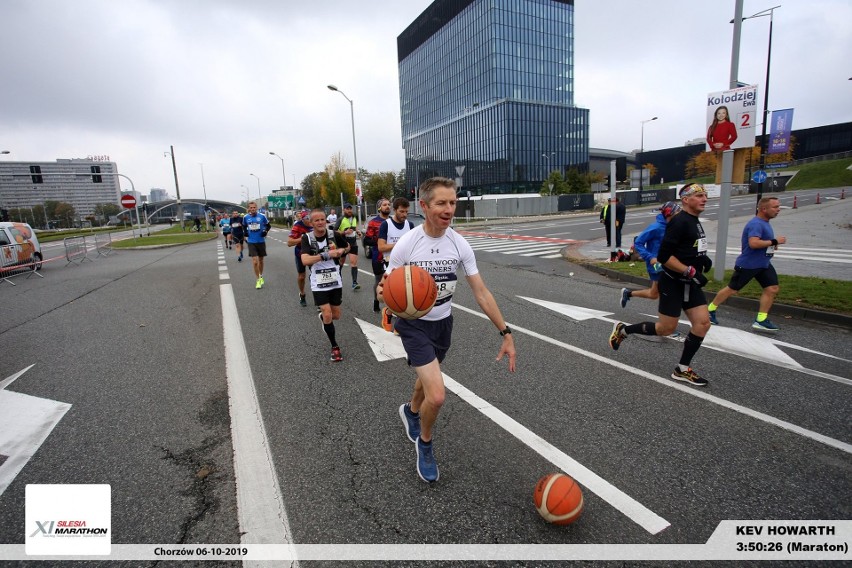 Kevin Howarth na trasie Silesia Marathon 2019.