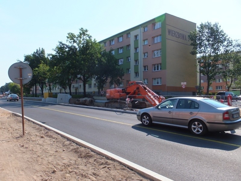 Od kilku miesięcy trwa remont ul. Wierzbowej w Białymstoku.