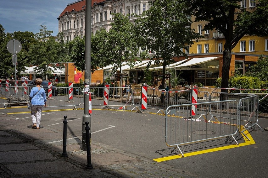 Zmiany w centrum Szczecinia. Jest więcej miejsca na ogródki gastronomiczne 