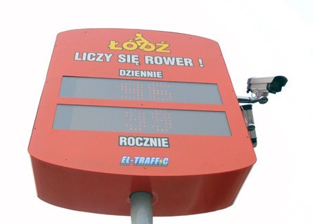 W Łodzi uruchomiono pierwszy w mieście licznik rowerzystów.