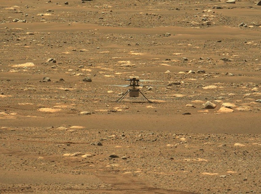 Mars: historyczna chwila. Helikopter Ingenuity odbył pierwszy lot na obcej planecie