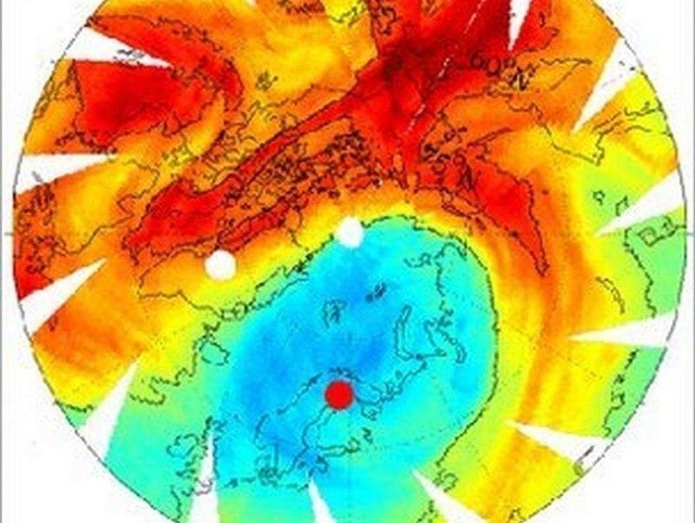 Poziom ozonu w rejonie Arktyki są powodem do niepokoju