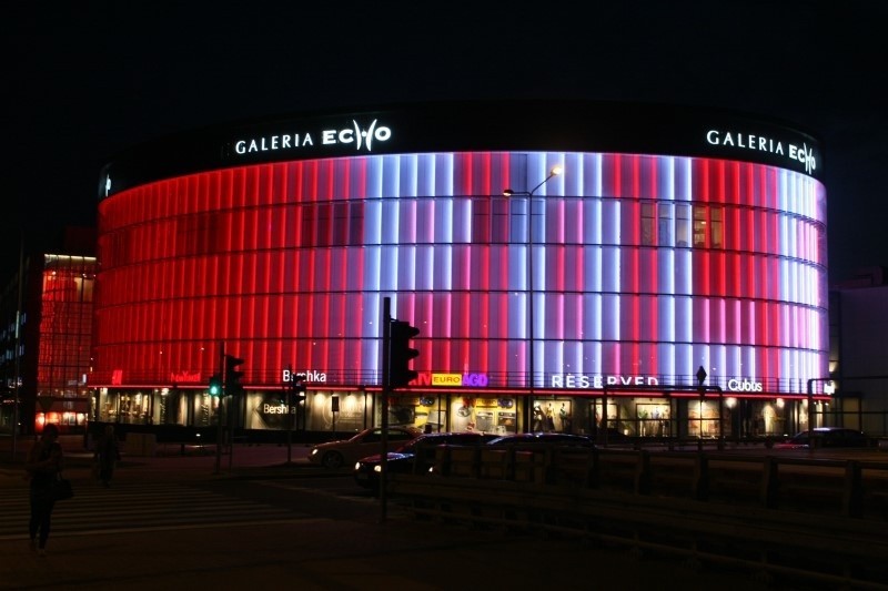 Galeria Echo zmieniła barwy na czas EURO 2012