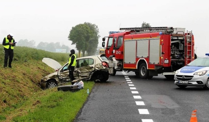 W sobotni poranek (24 czerwca) doszło do zderzenia się Volva...