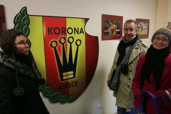 Delegacja z Belgii odwiedziła między innymi stadion Korony...