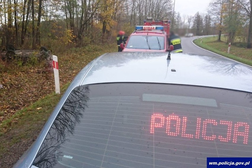 Kwik. Wypadek na drodze Pisz - Orzysz. Kierowca BMW zderzył...