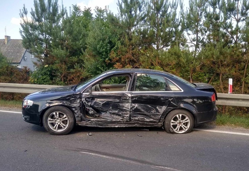 Wypadek na drodze krajowej nr 55 w powiecie malborskim