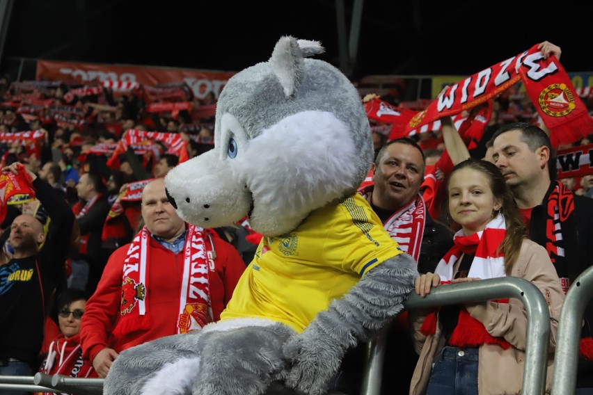 Kibice na meczu Widzew Łódź - Elana Toruń który zakończył się remisem 1:1.