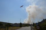 Ogromny pożar w Długoszynie. W akcji bierze udział 16 zastępów straży pożarnej! Ogień pomagają gasić samoloty