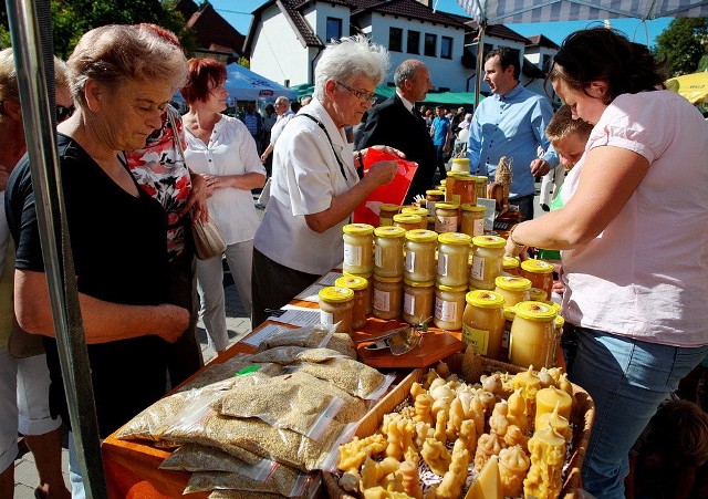 Pszczelarze na dożynkach w 2013 roku