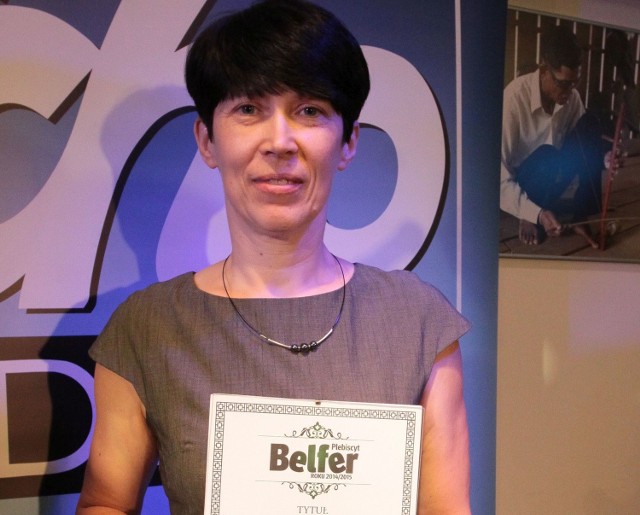 Alina Bartos - Belfer Roku 2014/2015 w powiecie przysuskim.