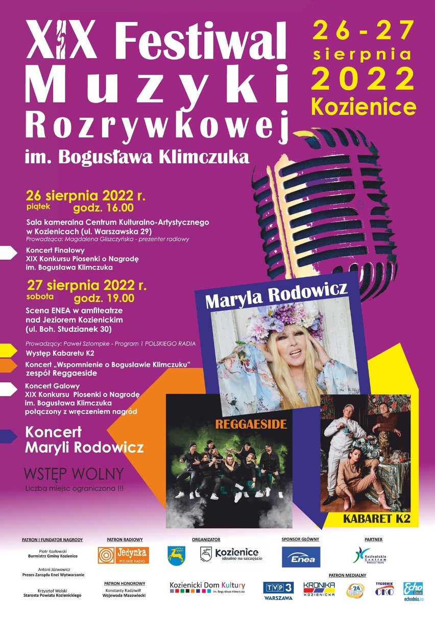 Maryla Rodowicz będzie gwiazdą XIX Festiwalu Muzyki Rozrywkowej w Kozienicach. Znamy program imprezy. Zobacz wideo
