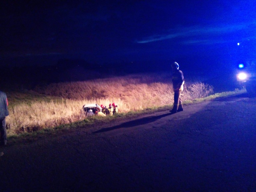 Wypadek przy zaporze w Łączanach. Akcja strażaków na miejscu...