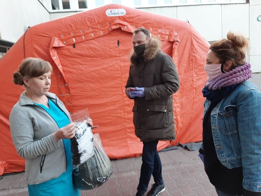 Mieszkańcy Pabianic uszyli maseczki dla Centrum Zdrowia Matki Polki