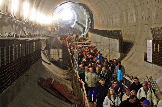 Dzień otwarty tunelu pod Martwą Wisłą w Gdańsku, 19 października