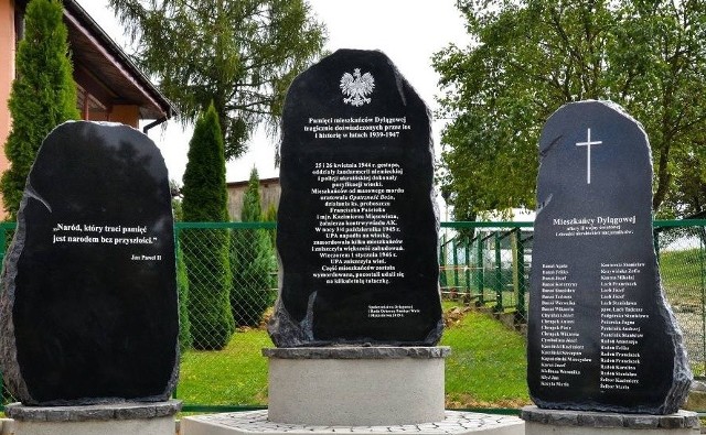 Pamięci ofiarom II wojny światowej i ukraińskiego nacjonalizmu - Dylągowa