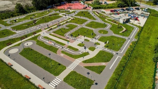 Miasteczko rowerowe w Wieliczce. W sobotę (9 października) odbędzie się tu event rowerowy "Noś kask” - impreza dla całych rodzin, organizowana przez krakowski Uniwersytecki Szpital Dziecięcy w partnerstwie m.in. z Policją