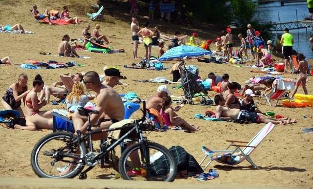 Reportaż z podbydgoskich kąpieliskKąpielisko plaża Pieczyska