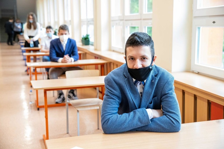 Egzamin ósmoklasisty w SP 15 w Białymstoku