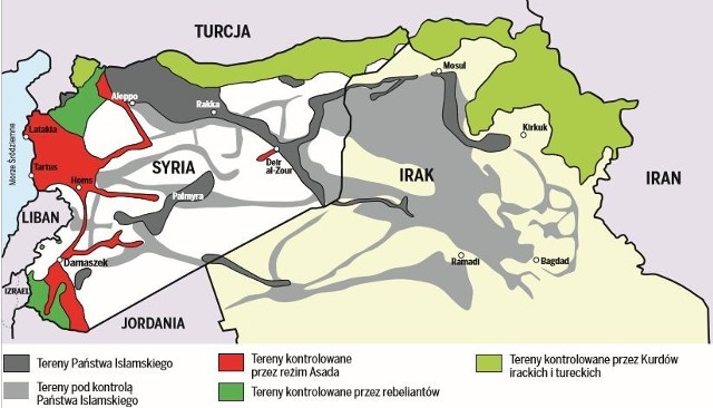 Francuskie myśliwce wielozadaniowe, startujące z baz w Zjednoczonych Emiratach Arabskich i Jordanii, bombardują pozycje dżihadystów na pograniczu Syrii i Iraku