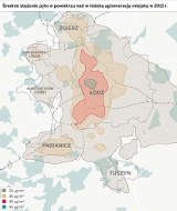 Czarne chmury nad Łodzią pochodzą z naszych domów